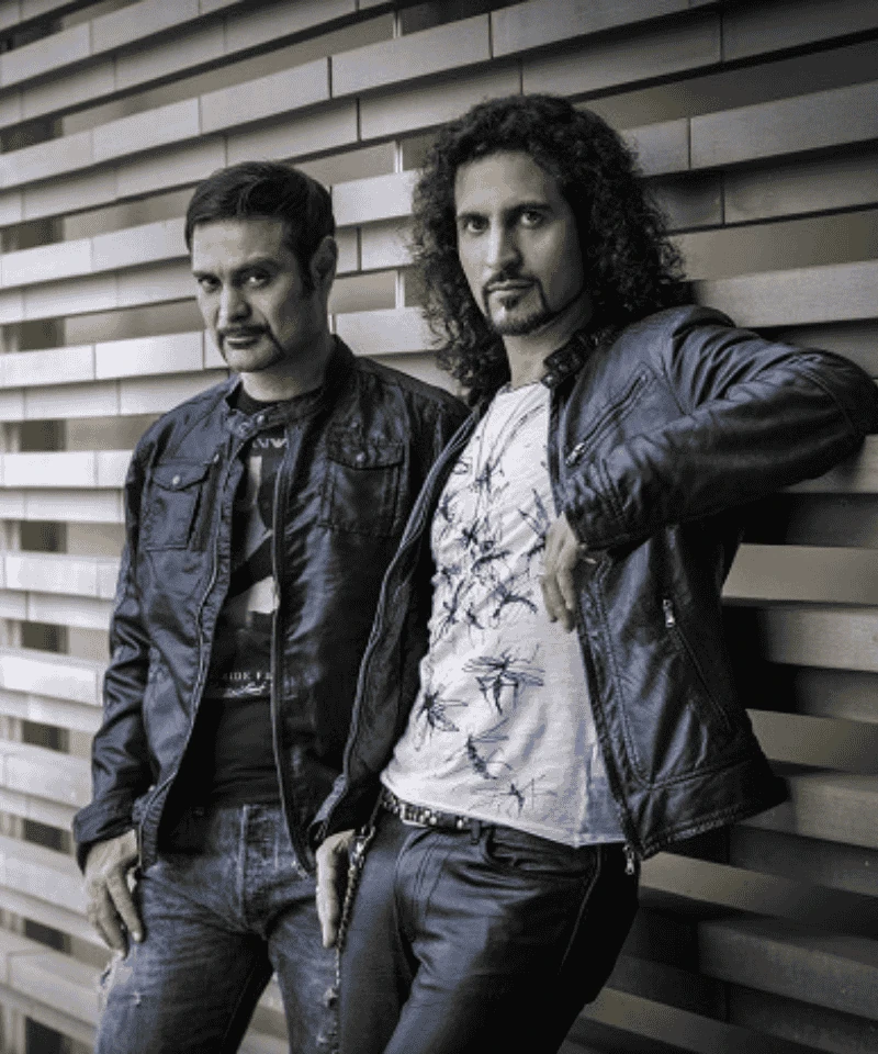 I fratelli musicisti GHOST in ritratto fotografico