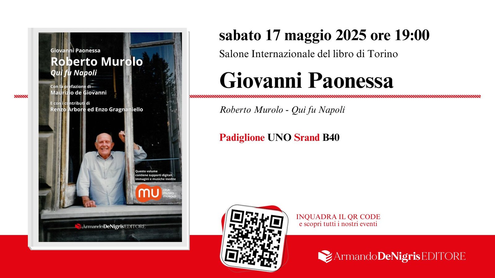 Roberto Murolo presentato a Torino