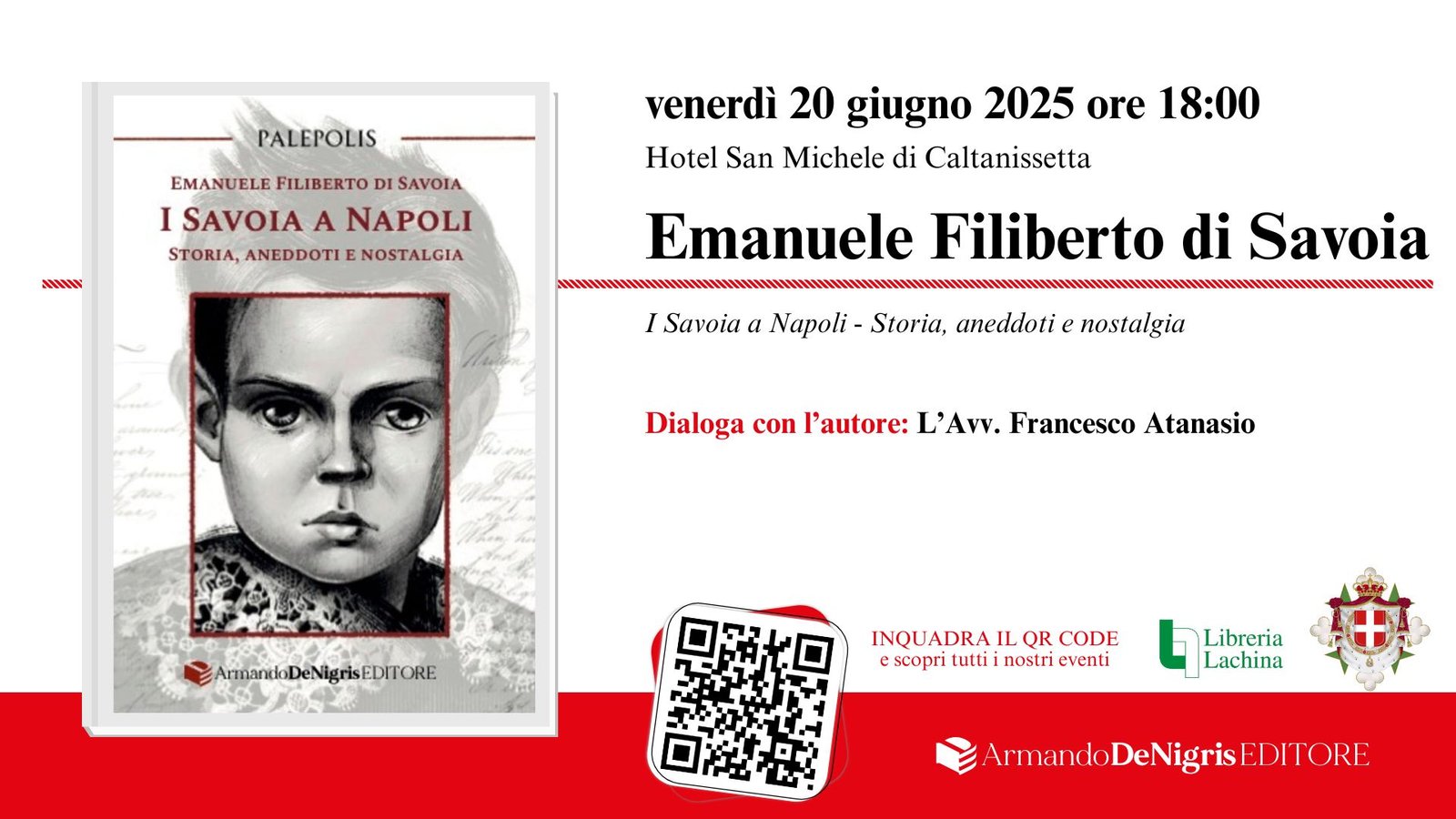 Emanuele Filiberto di Savoia a Caltanissetta
