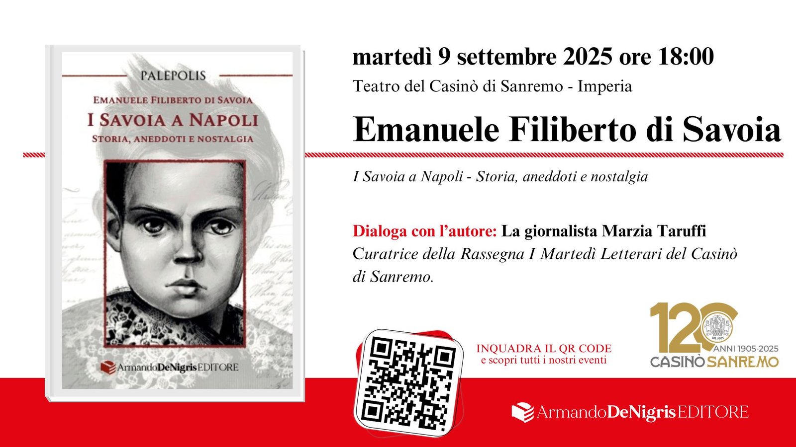 Emanuele Filiberto di Savoia a Sanremo