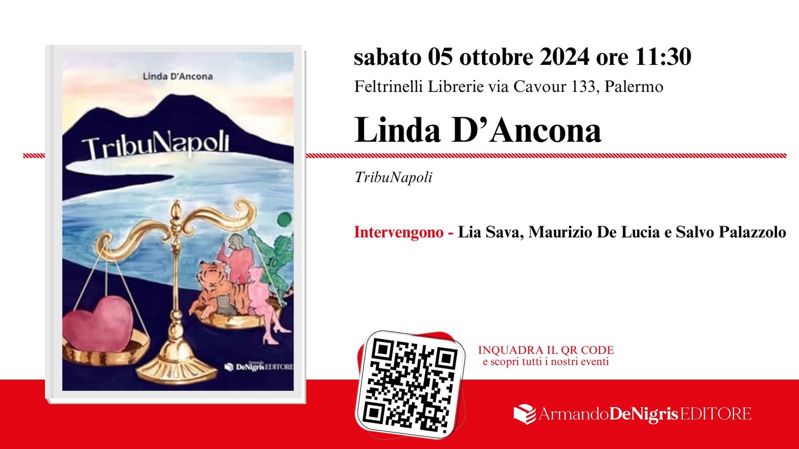 Linda D’Ancona presenta TribuNapoli a Palermo