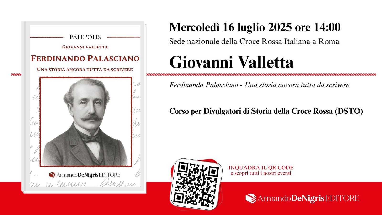 Valletta alla sede nazionale Croce Rossa Italiana