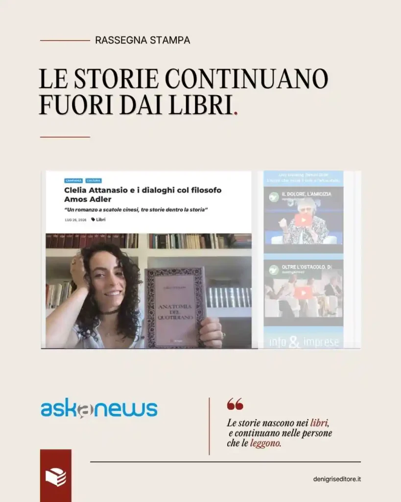 Clelia Attanasio e Amos Adler nell’articolo di askanews