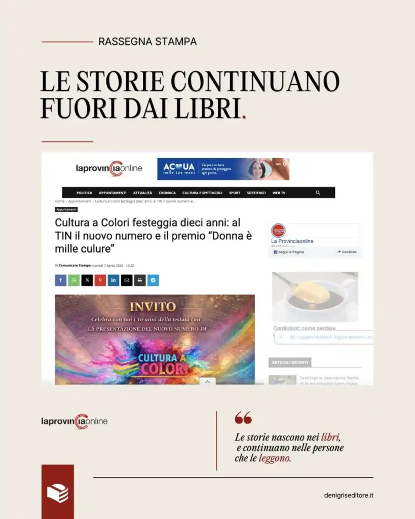 Dieci anni di Cultura a Colori su La Provincia Online