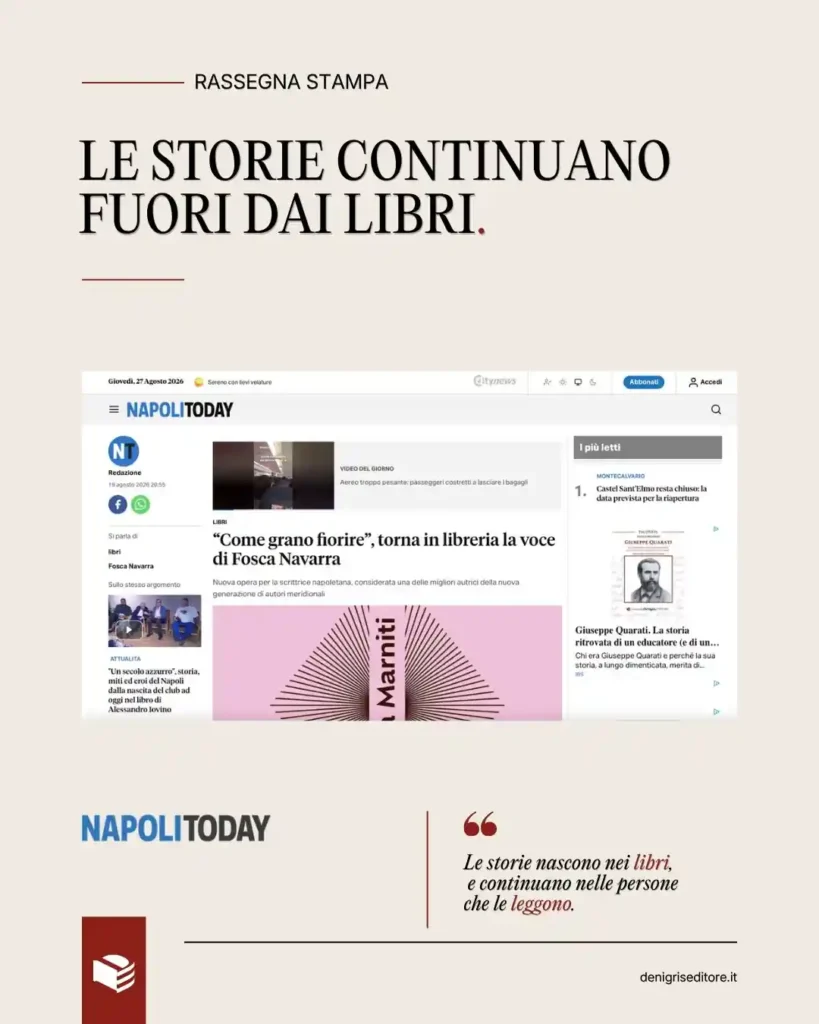 Come grano fiorire di Fosca Navarra su NapoliToday