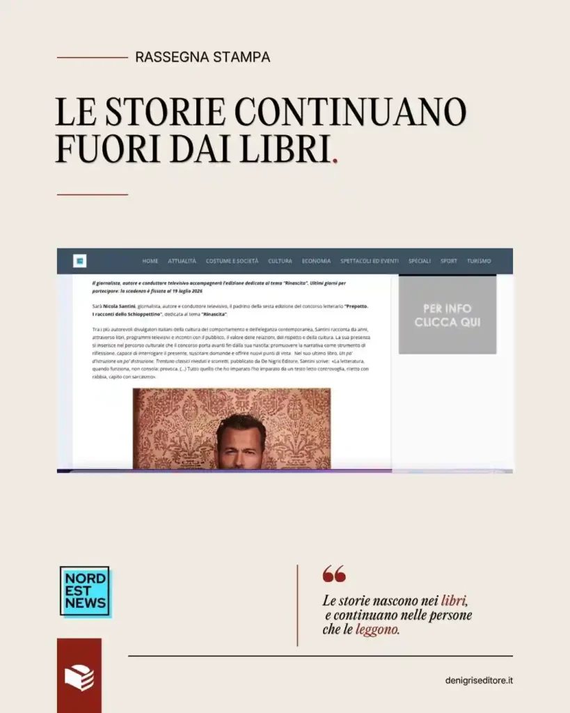 Nicola Santini padrino a Prepotto nella rassegna stampa di NordEstNews