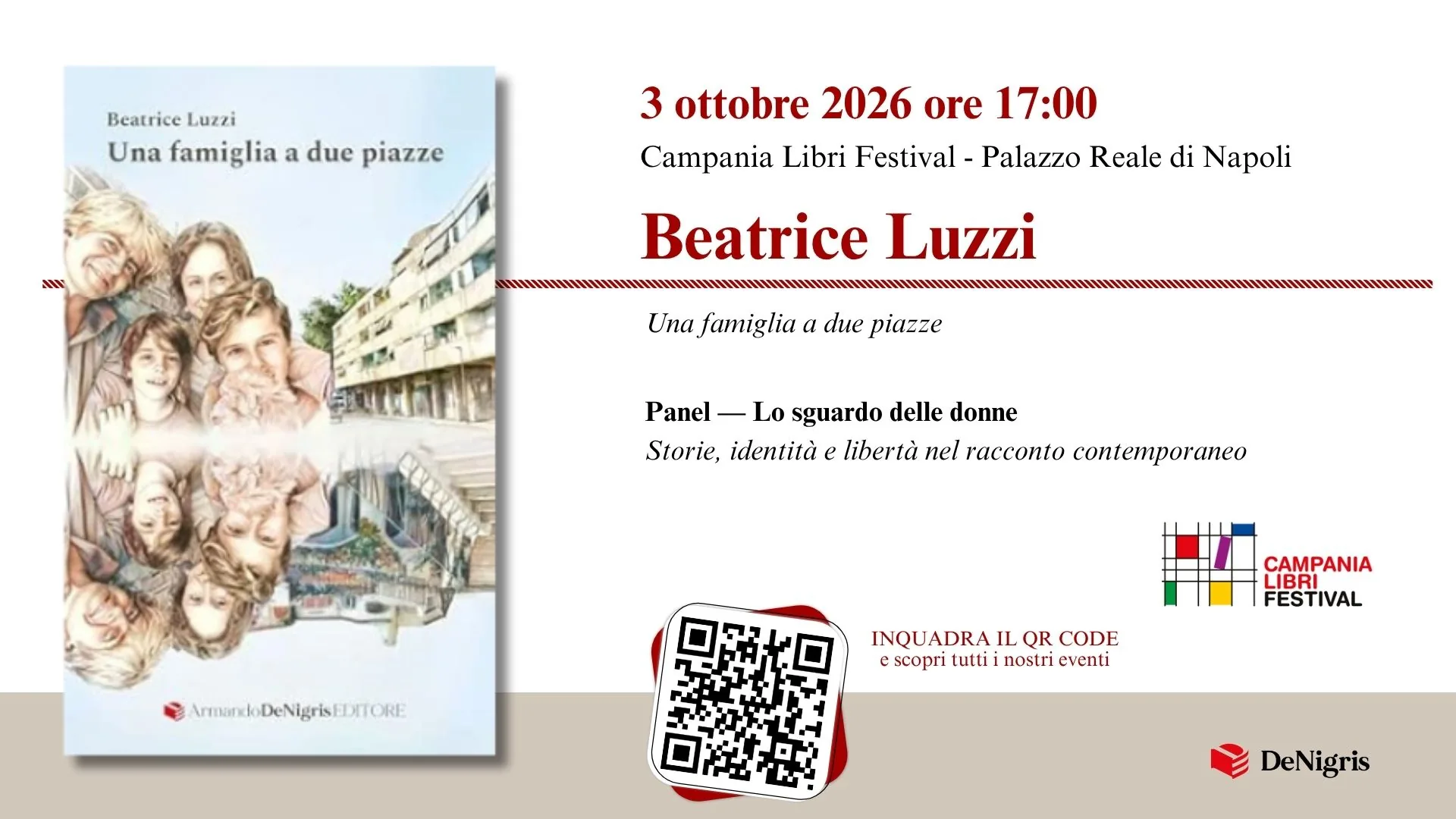 Beatrice Luzzi al Campania Libri Festival 2026