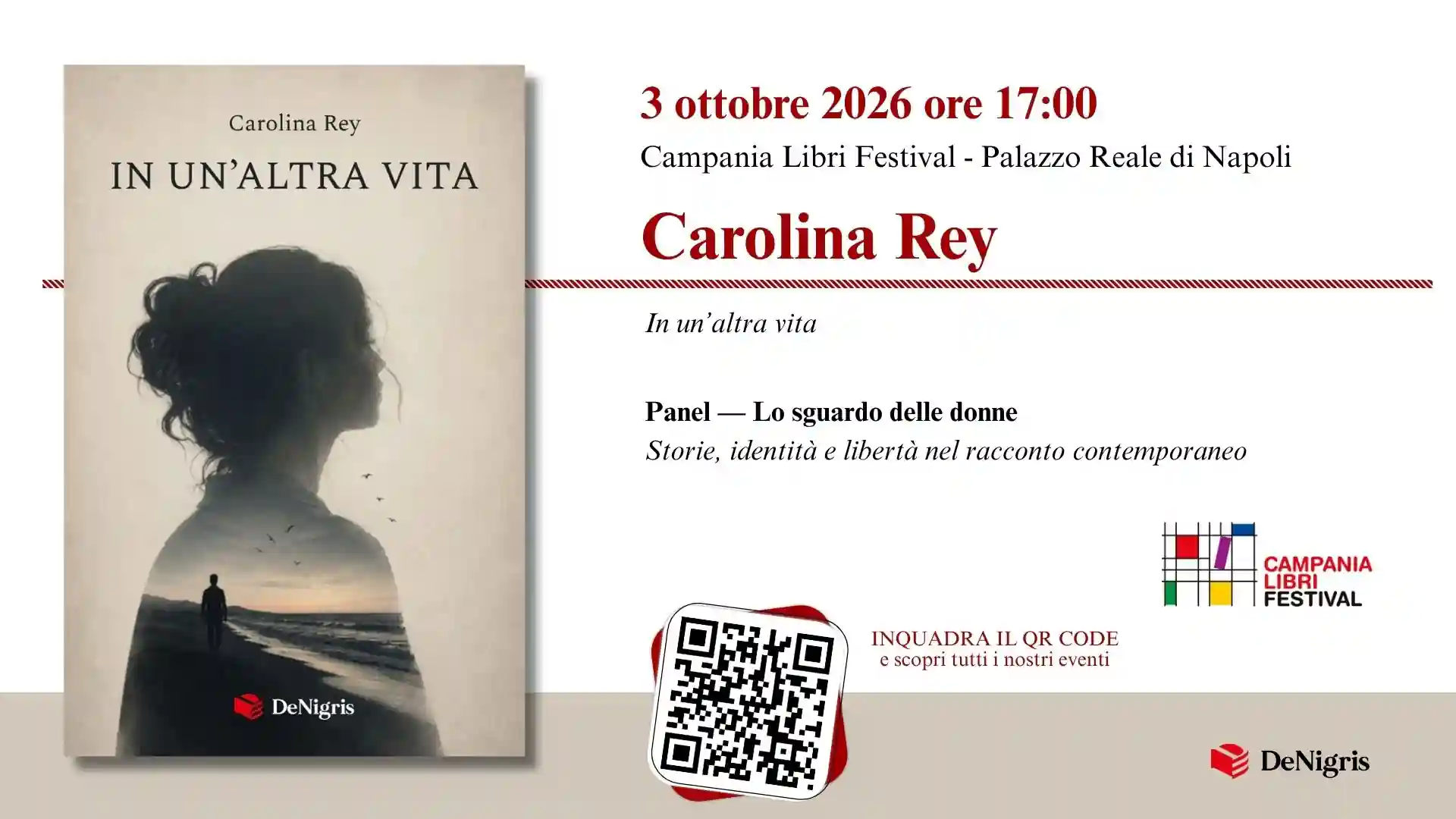 Carolina Rey al Campania Libri Festival – In un’altra vita