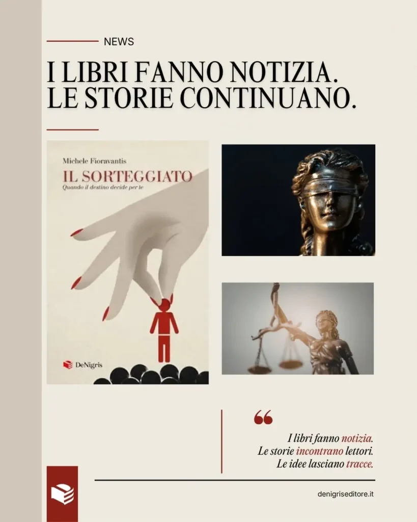 Copertina de Il sorteggiato di Michele Fioravantis, pubblicato da De Nigris Editore