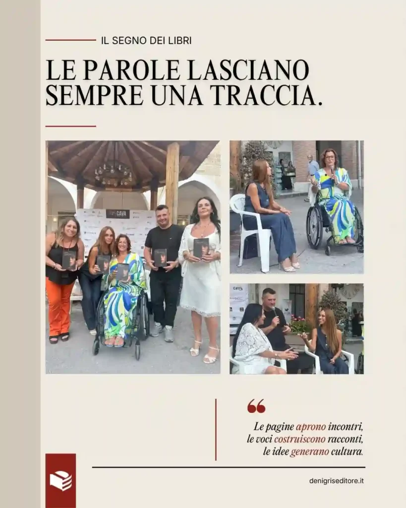 Mariù Adamo al Cava Book Festival per la presentazione de Il coraggio di essere donna
